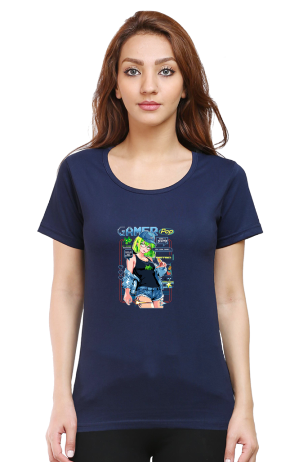 Gamer Pop Neon Vibes Anime T-Shirt – Cool Gamer Girl Aesthetic Oversized - Image 13