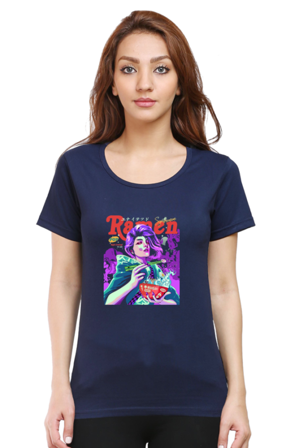 Neon Ramen Streetwear Anime T-Shirt – Cyberpunk Foodie Vibes Oversized - Image 13