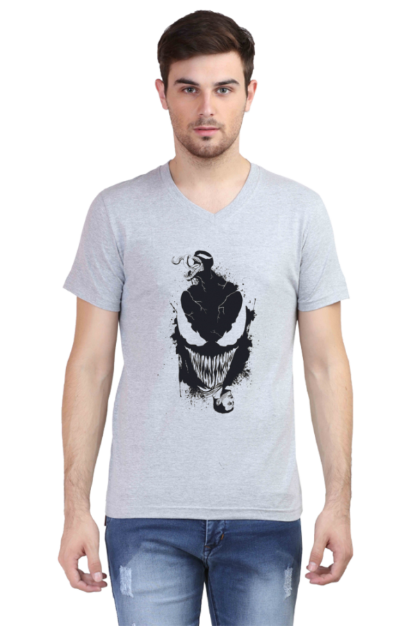 Dark Symbiote Grunge Graphic T-Shirt - Image 2
