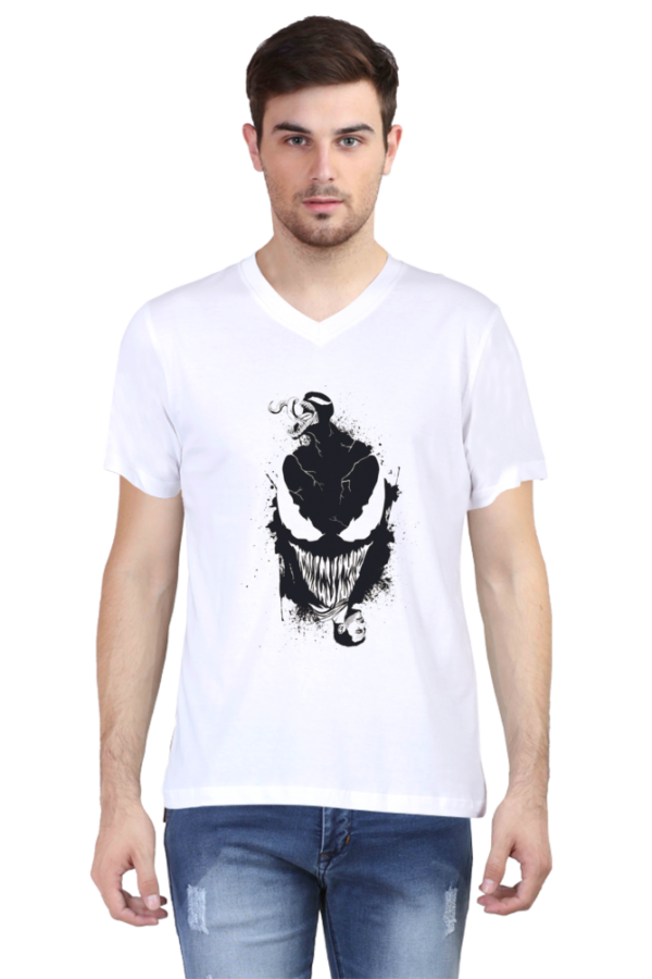 Dark Symbiote Grunge Graphic T-Shirt - Image 4