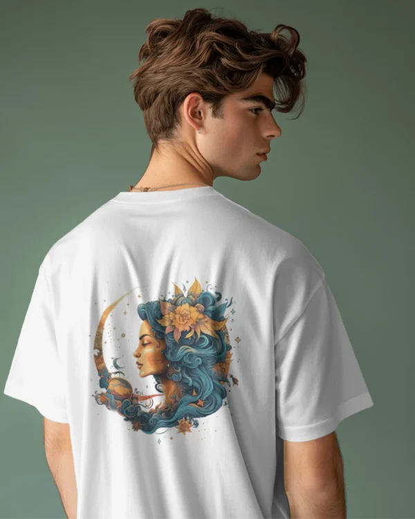 Lunar Goddess Back Print T-Shirt